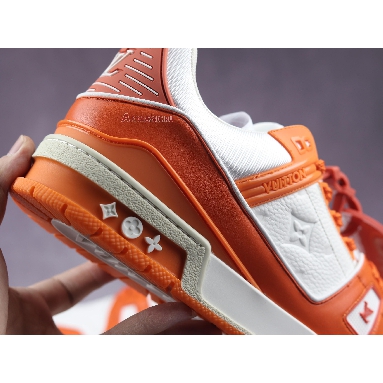 Buy Louis Vuitton Trainer Low "Orange Monogram" 1A811Y Quality Reps Replicas Shoes