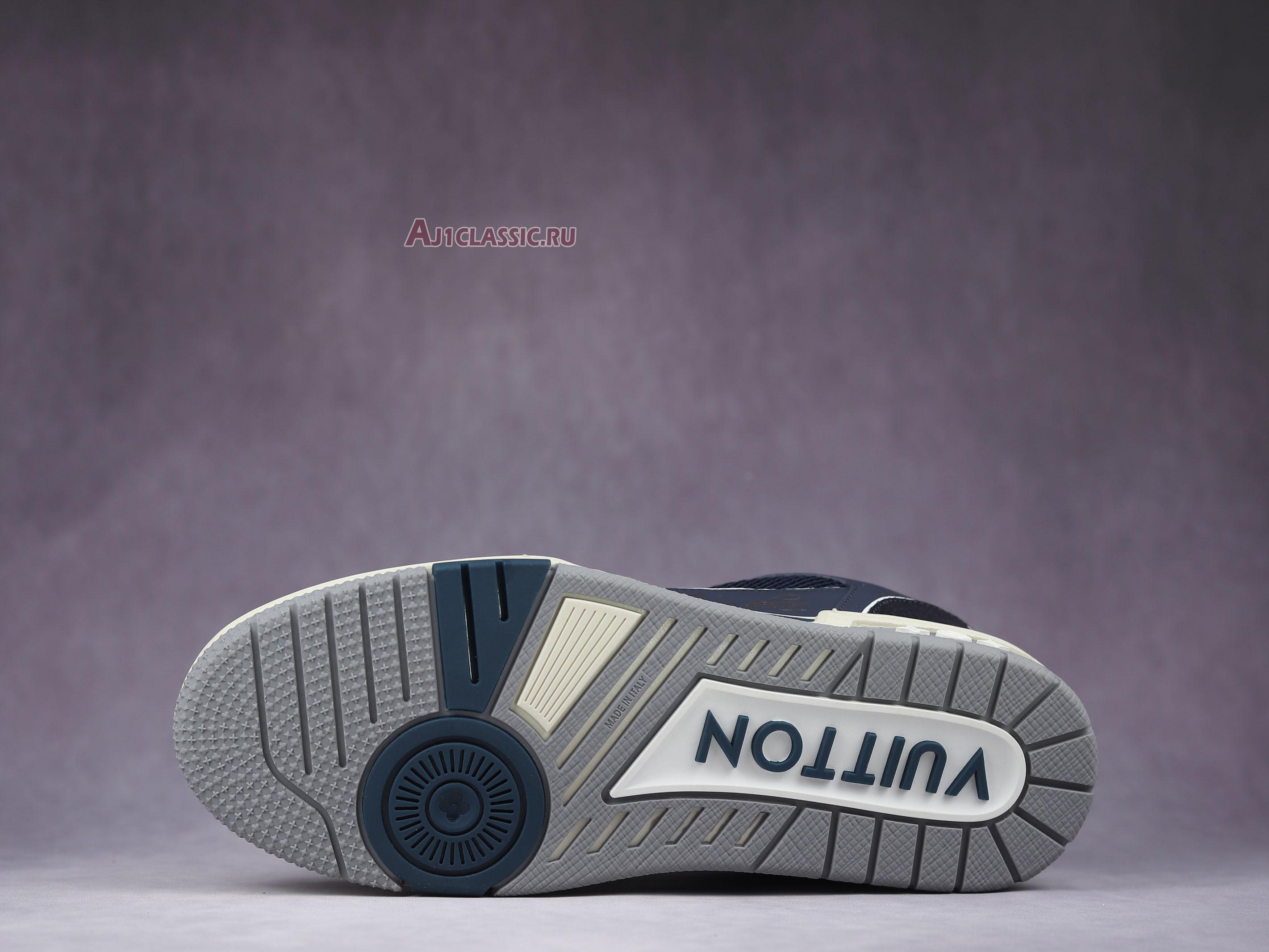 New Louis Vuitton Trainer Low "Navy White" 1A9DEG Shoes