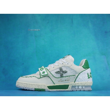Buy Louis Vuitton Trainer Low "Green Mesh" 1A98V1 Quality Reps Replicas Shoes