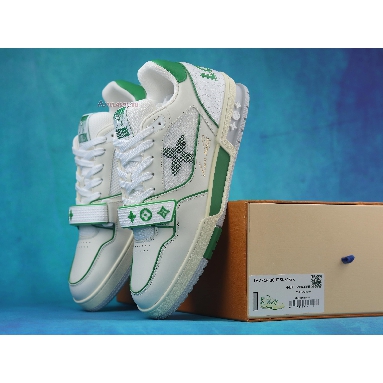Buy Louis Vuitton Trainer Low "Green Mesh" 1A98V1 Quality Reps Replicas Shoes
