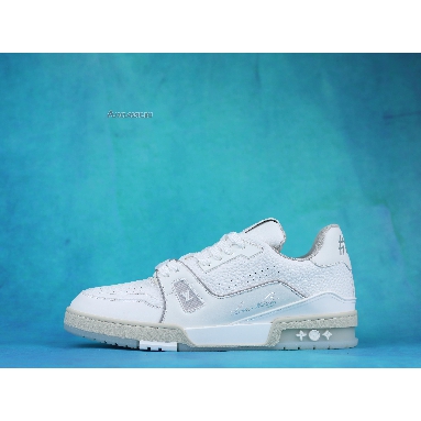 Buy Louis Vuitton Trainer Low "White Grey" 1A8WB9 Quality Reps Replicas Shoes
