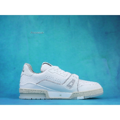 Buy Louis Vuitton Trainer Low "White Grey" 1A8WB9 Quality Reps Replicas Shoes