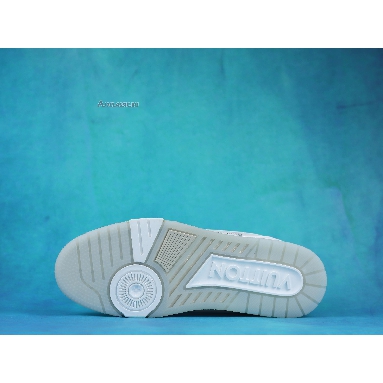 Buy Louis Vuitton Trainer Low "White Grey" 1A8WB9 Quality Reps Replicas Shoes
