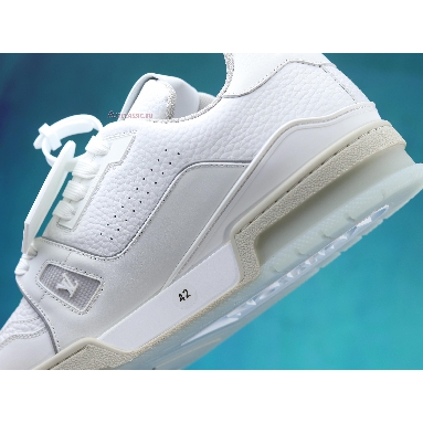Buy Louis Vuitton Trainer Low "White Grey" 1A8WB9 Quality Reps Replicas Shoes