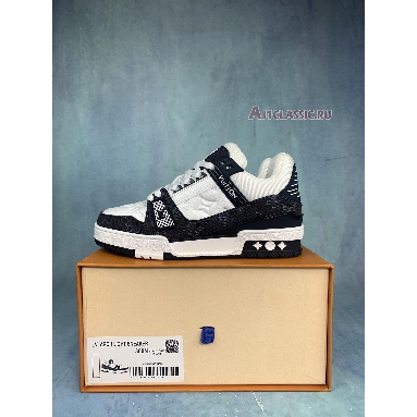 Buy Louis Vuitton Trainer Low "White Black" 1A9JGB Quality Reps Replicas Shoes