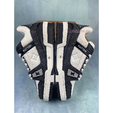 Buy Louis Vuitton Trainer Low "White Black" 1A9JGB Quality Reps Replicas Shoes