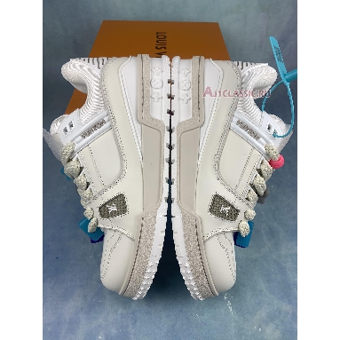 Buy Louis Vuitton Trainer Maxi "White Multi" 1AB8RI Quality Reps Replicas Shoes