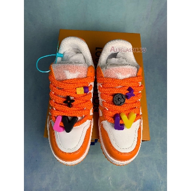 Buy Louis Vuitton Trainer Maxi "Orange Multi" 1AB8SR Quality Reps Replicas Shoes