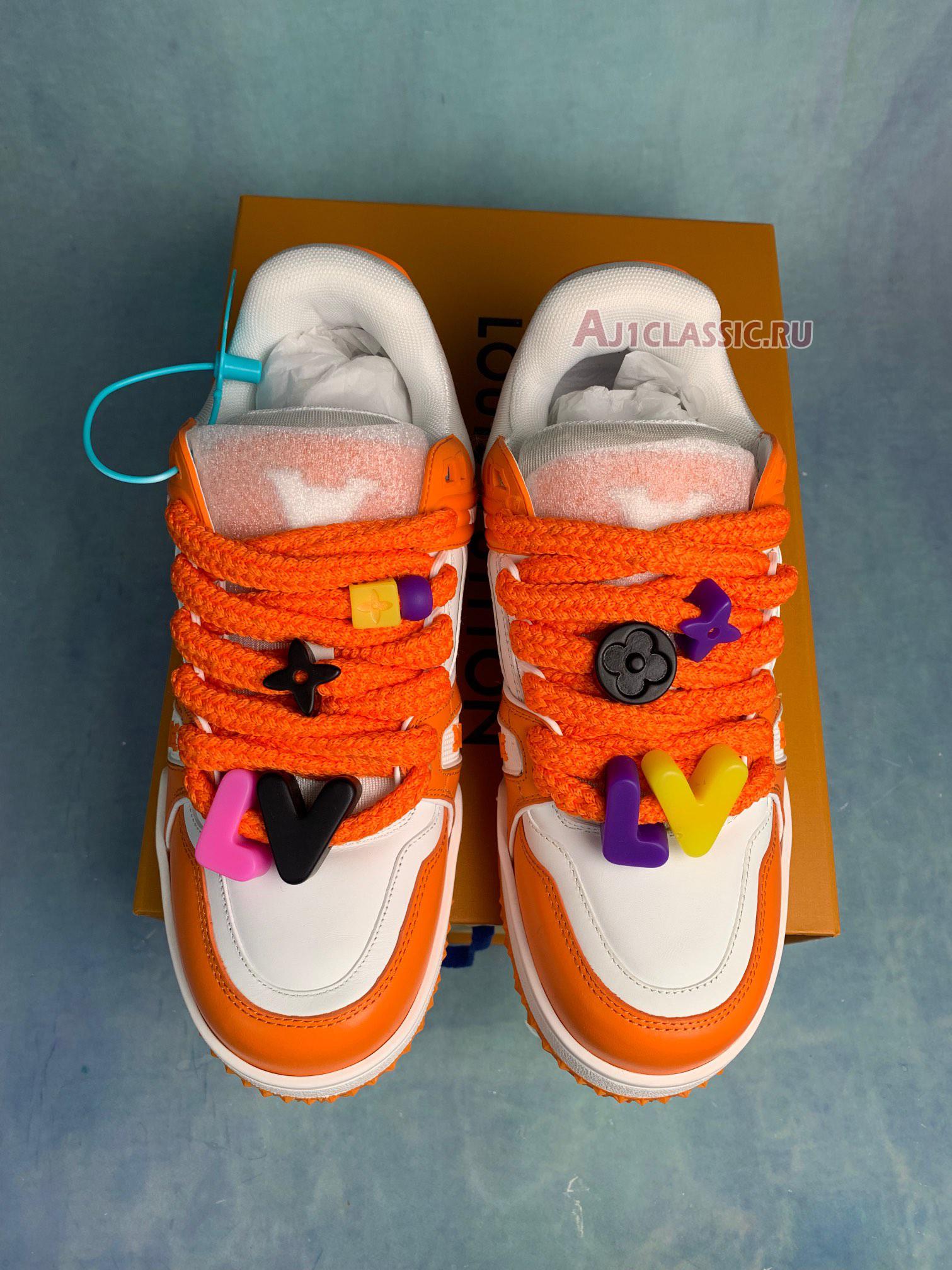New Louis Vuitton Trainer Maxi "Orange Multi" 1AB8SR Shoes