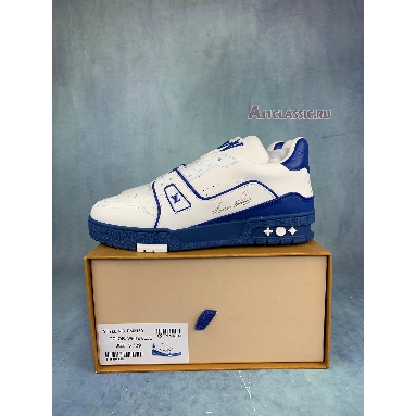 Buy Louis Vuitton Trainer "White Blue Signature" 1A8SJV Quality Reps Replicas Shoes