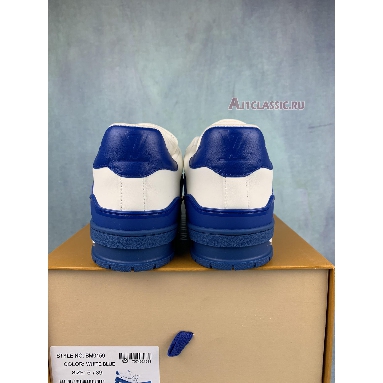 Buy Louis Vuitton Trainer "White Blue Signature" 1A8SJV Quality Reps Replicas Shoes