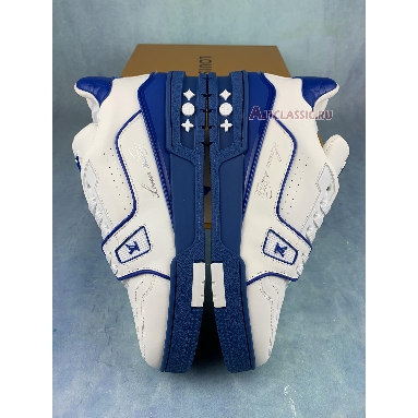 Buy Louis Vuitton Trainer "White Blue Signature" 1A8SJV Quality Reps Replicas Shoes