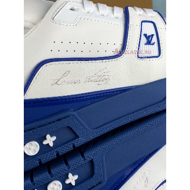 Buy Louis Vuitton Trainer "White Blue Signature" 1A8SJV Quality Reps Replicas Shoes