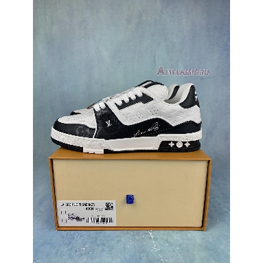 Buy Louis Vuitton Trainer Low "#54 Black White" 1AANEG Quality Reps Replicas Shoes