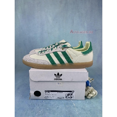 Buy Wales Bonner x Adidas Samba "Cream White Bold Green" GY4344 Quality Reps Replicas Shoes