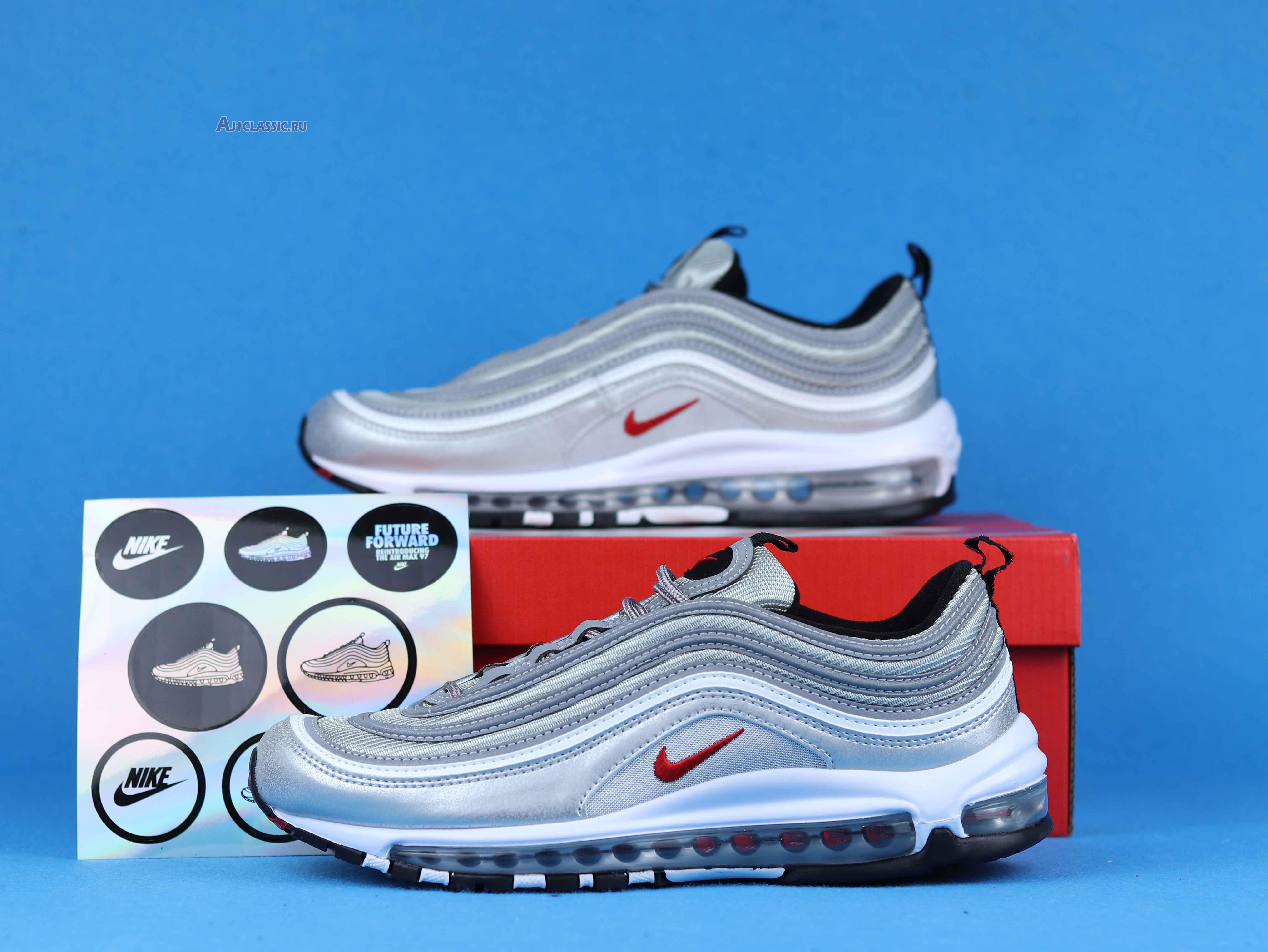 New Nike Air Max 97 OG QS "Silver Bullet" 885691-001 Shoes