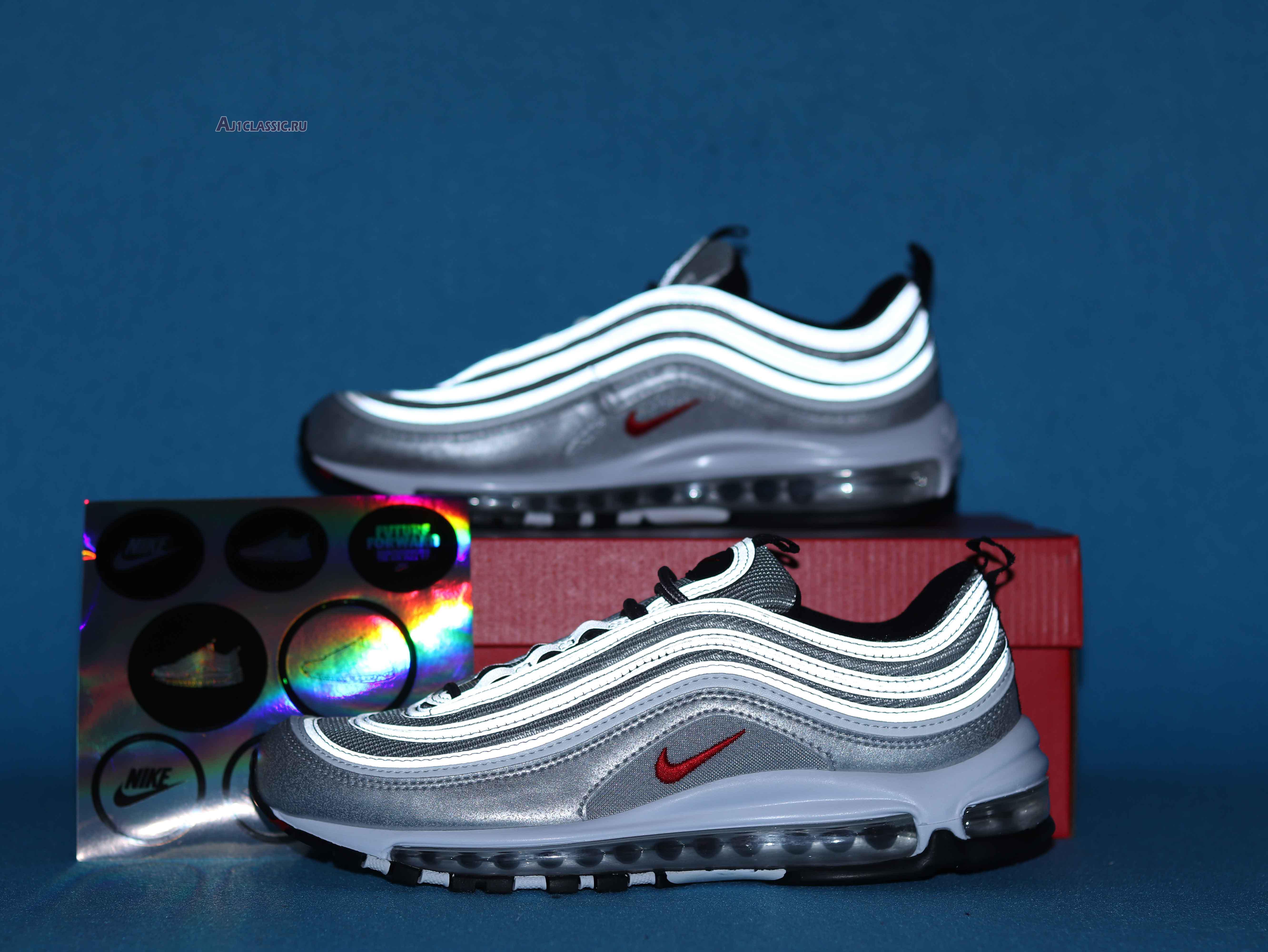 New Nike Air Max 97 OG QS "Silver Bullet" 885691-001 Shoes