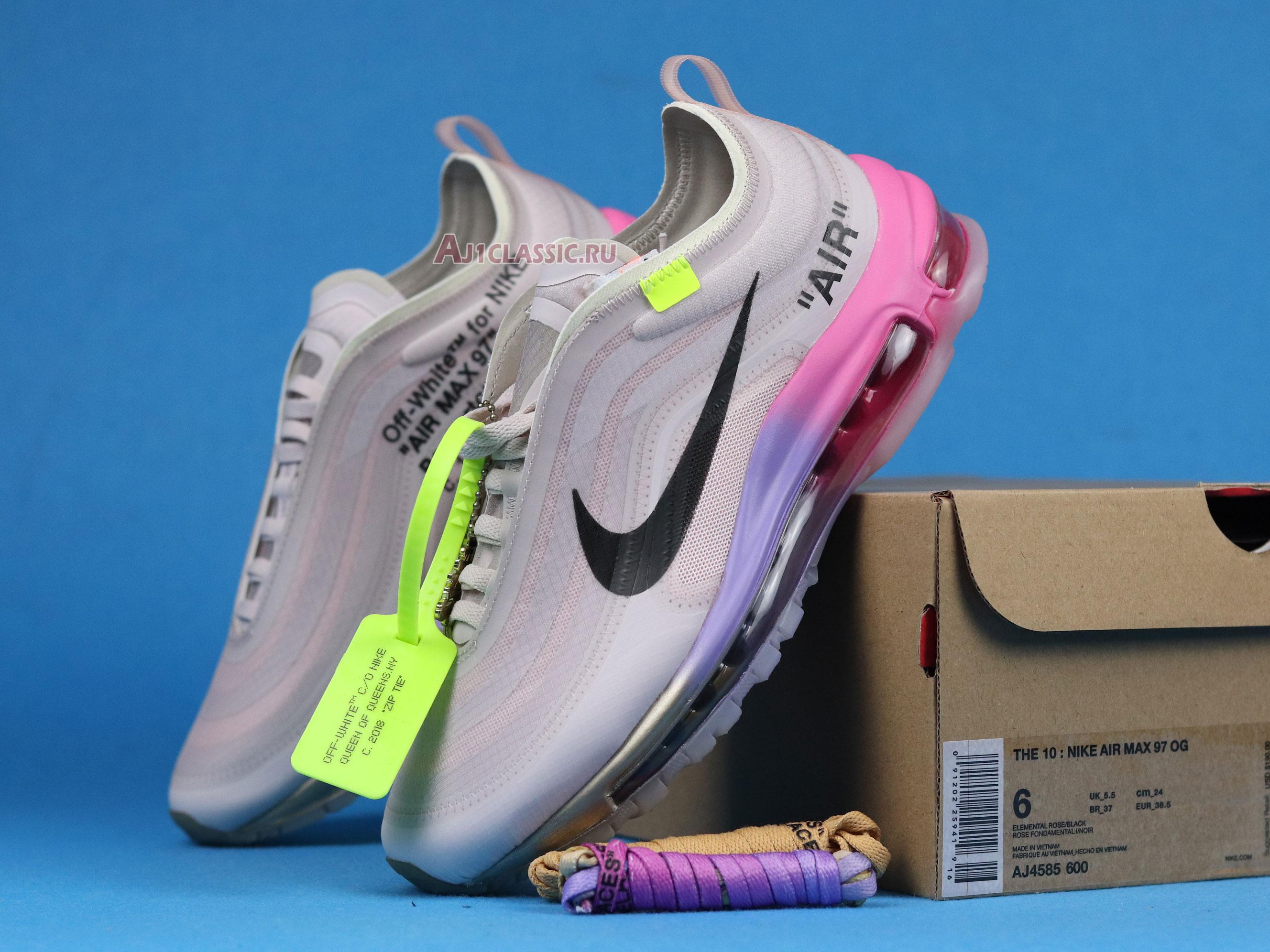 New Serena Williams x Off-White x Nike Air Max 97 OG "Queen" AJ4585-600 Shoes