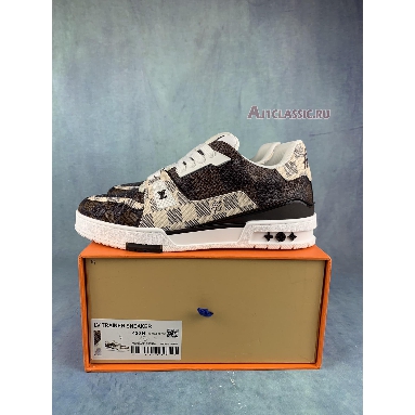 Buy Louis Vuitton LV Trainer "#54 Damier Ebene Multi" 1AAST7 Quality Reps Replicas Shoes
