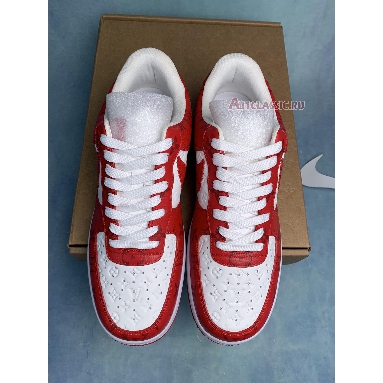 Buy Louis Vuitton x Nike Air Force 1 Low "White Comet Red" MS0232-2 Quality Reps Replicas Shoes