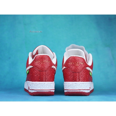 Buy Louis Vuitton x Nike Air Force 1 Low "Red" NAF1LV-09 Quality Reps Replicas Shoes