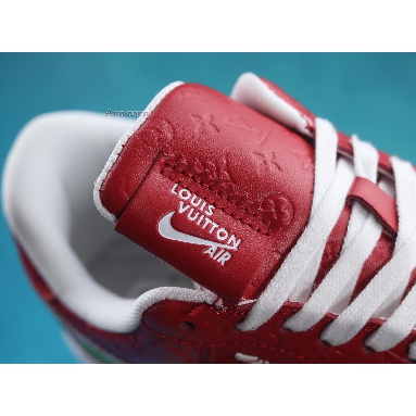 Buy Louis Vuitton x Nike Air Force 1 Low "Red" NAF1LV-09 Quality Reps Replicas Shoes