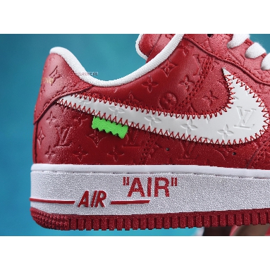 Buy Louis Vuitton x Nike Air Force 1 Low "Red" NAF1LV-09 Quality Reps Replicas Shoes