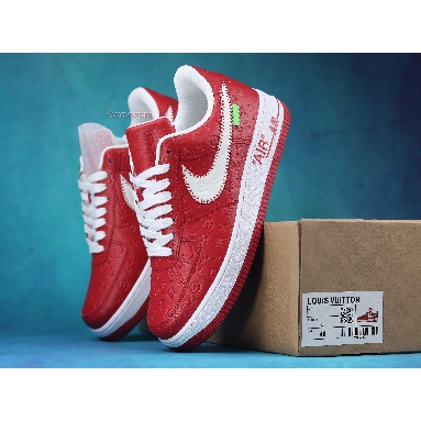 Buy Louis Vuitton x Nike Air Force 1 Low "Red" NAF1LV-09 Quality Reps Replicas Shoes
