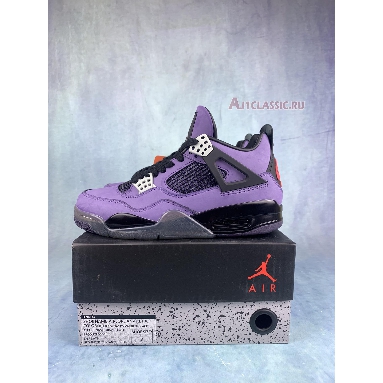 Buy Travis Scott x Air Jordan 4 Retro "Purple Suede - Black Midsole" AJ4-766296 Quality Reps Replicas Shoes