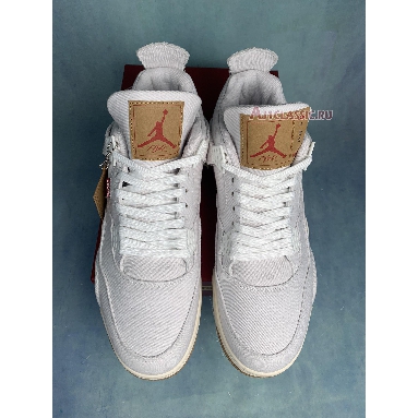 Buy Levis x Air Jordan 4 Retro "White Denim" AO2571-100-2 Quality Reps Replicas Shoes