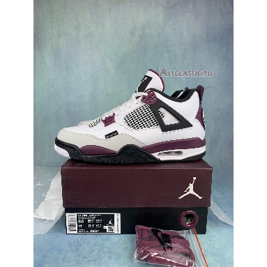 Buy Paris Saint-Germain x Air Jordan 4 Retro "Bordeaux" CZ5624-100-2 Quality Reps Replicas Shoes