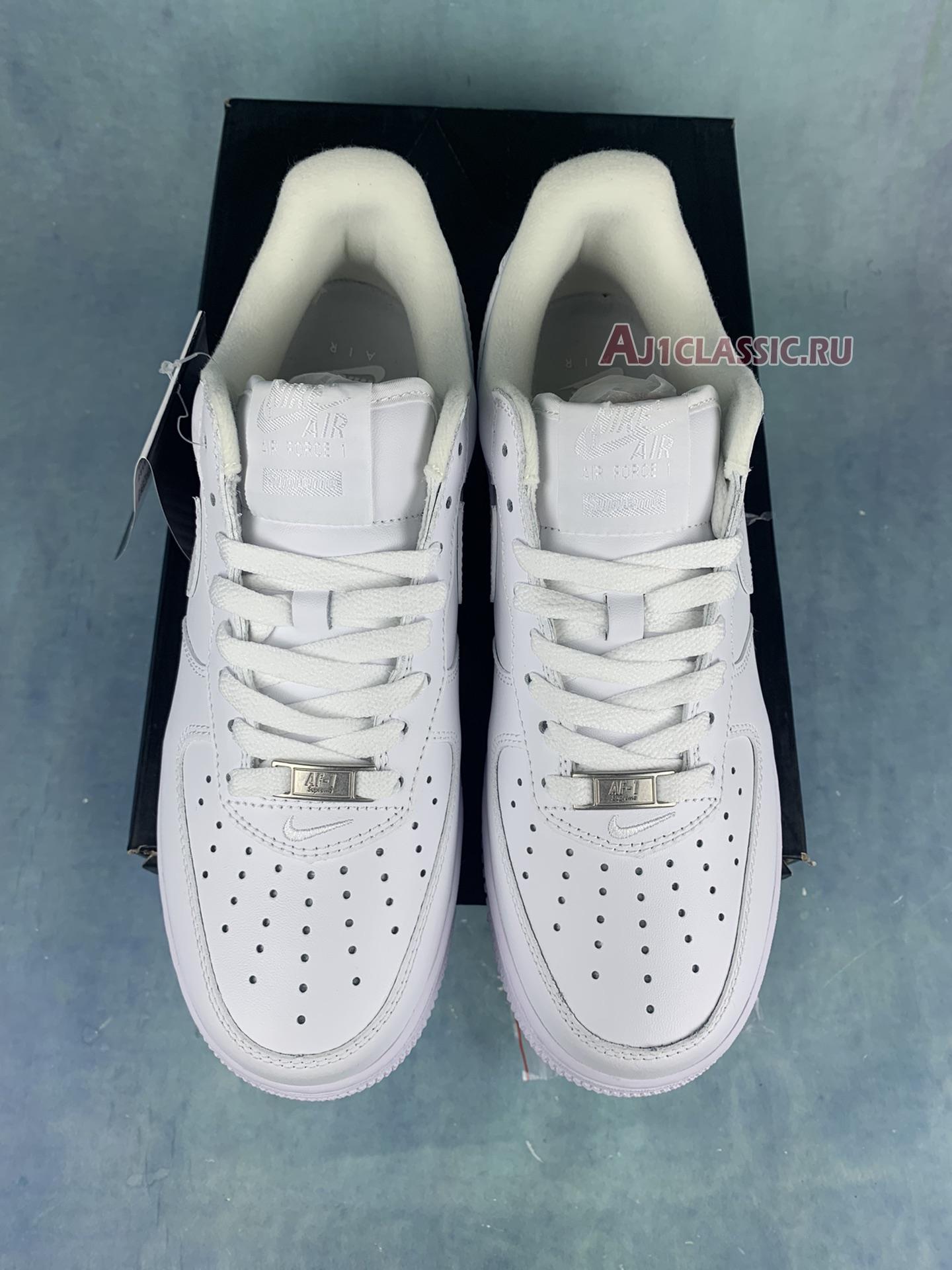 New Supreme x Nike Air Force 1 Low "Box Logo - White" CU9225-100-2 Shoes