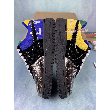 Buy Louis Vuitton x Nike Air Force 1 Low "By Virgil Abloh Black Metallic Silver" 1A9VCE Quality Reps Replicas Shoes
