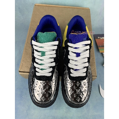 Buy Louis Vuitton x Nike Air Force 1 Low "By Virgil Abloh Black Metallic Silver" 1A9VCE Quality Reps Replicas Shoes