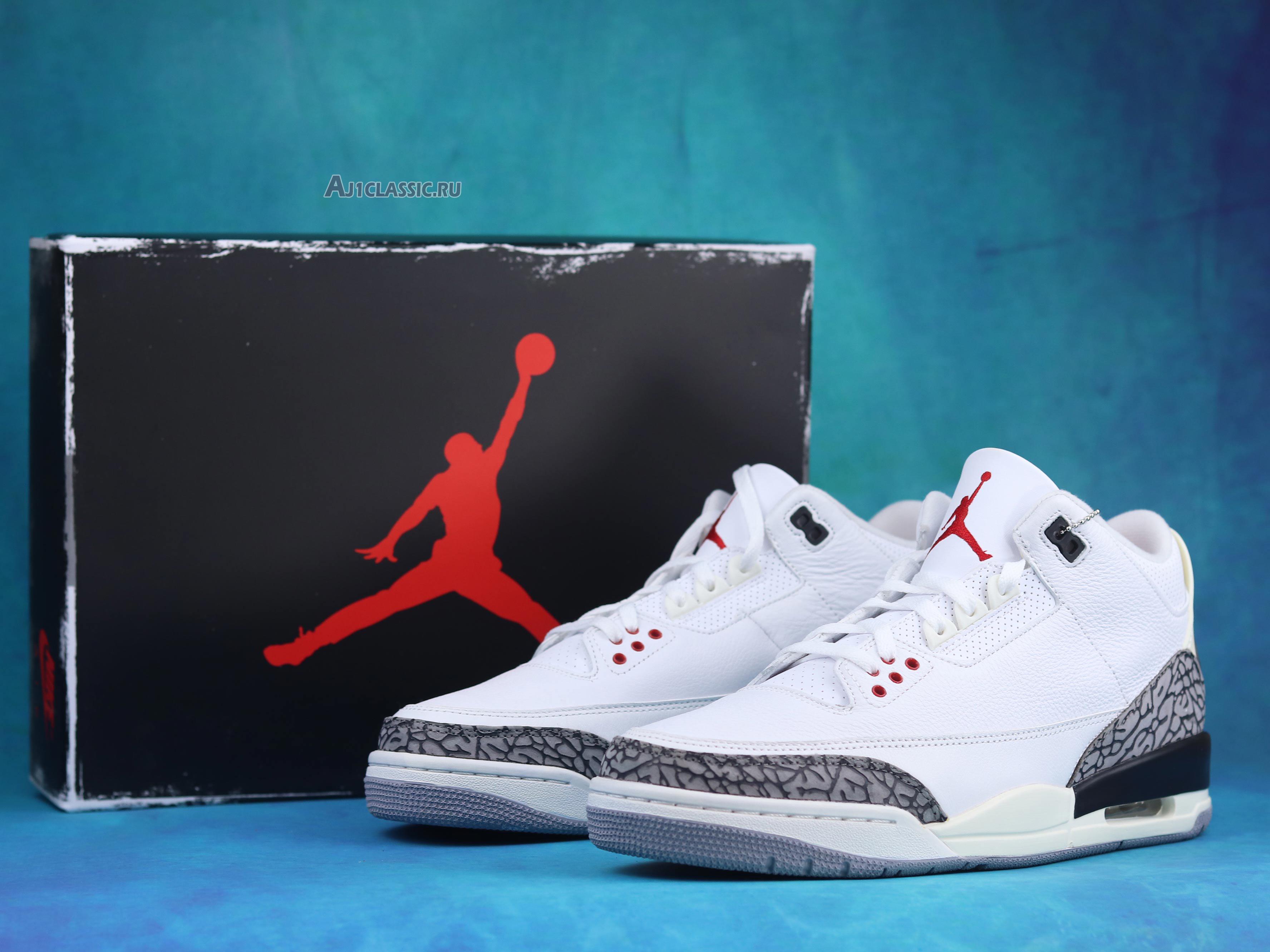 New Air Jordan 3 Retro "White Cement Reimagined" DN3707-100 Shoes