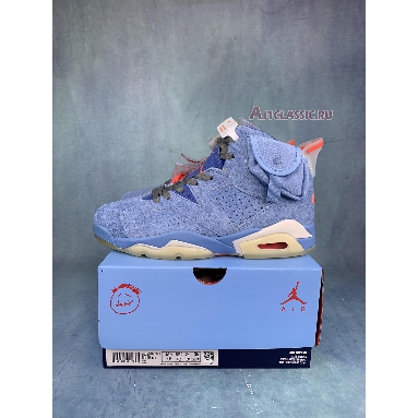 Buy Travis Scott x Air Jordan 6 "Houston Oilers" DH0690-400-2 Quality Reps Replicas Shoes