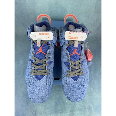 Buy Travis Scott x Air Jordan 6 "Houston Oilers" DH0690-400-2 Quality Reps Replicas Shoes