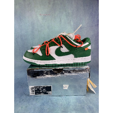 Buy Off-White x Nike Dunk Low "Pine Green" CT0856-100-2 Quality Reps Replicas Shoes