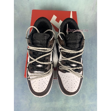 Buy Off-White x Nike Dunk Low "Brown" DJ6188-002-2 Quality Reps Replicas Shoes