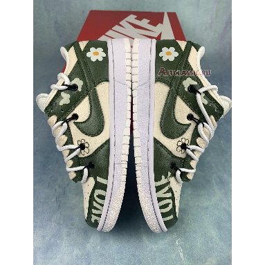 Buy Off-White x Nike Dunk Low "Green Bloom" DH9765-100-2 Quality Reps Replicas Shoes