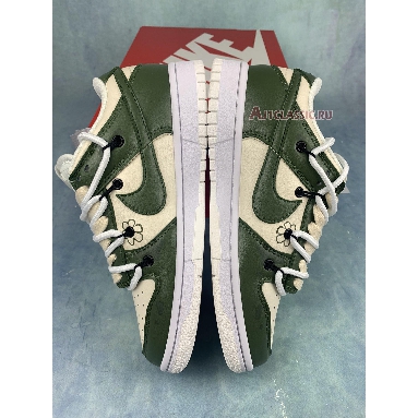 Buy Off-White x Nike Dunk Low "Green Bloom" DH9765-100-2 Quality Reps Replicas Shoes