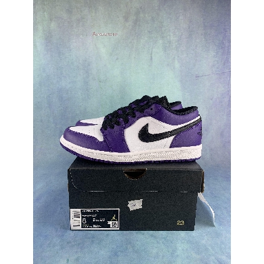 Buy Air Jordan 1 Low "Court Purple" 553558-500-2 Quality Reps Replicas Shoes