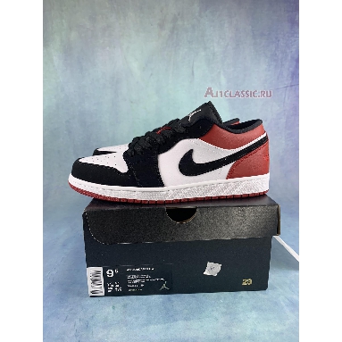 Buy Air Jordan 1 Low "Black Toe" 553558-116-2 Quality Reps Replicas Shoes