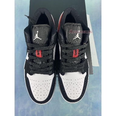 Buy Air Jordan 1 Low "Black Toe" 553558-116-2 Quality Reps Replicas Shoes