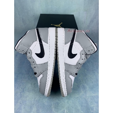 Buy Air Jordan 1 Mid GS "Light Smoke Grey" 554725-092 Quality Reps Replicas Shoes