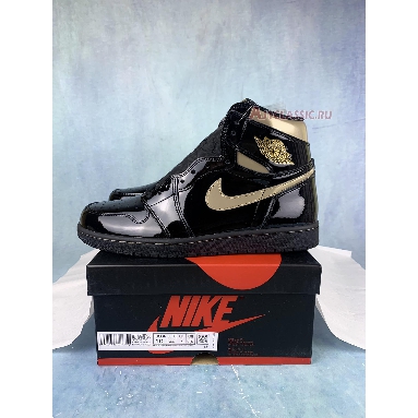 Buy Air Jordan 1 Retro High OG "Black Metallic Gold" 555088-032 Quality Reps Replicas Shoes