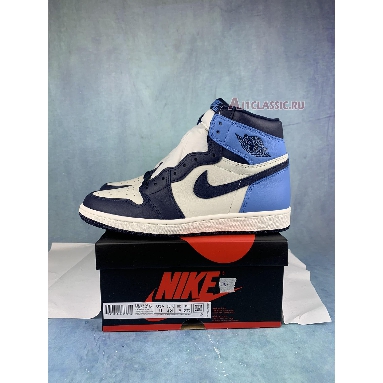 Buy Air Jordan 1 Retro High OG "Obsidian" 555088-140-2 Quality Reps Replicas Shoes