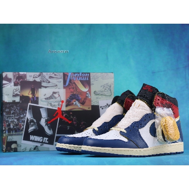 Buy Union LA x Air Jordan 1 Retro High NRG "Storm Blue" BV1300-146-2 Quality Reps Replicas Shoes