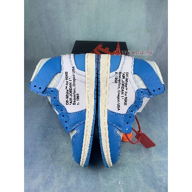 Buy Off-White x Air Jordan 1 Retro High OG "UNC" AQ0818-148-3 Quality Reps Replicas Shoes