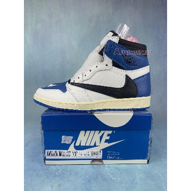 Buy Travis Scott x Fragment x Air Jordan 1 High OG SP "Military Blue" DH3227-105-3 Quality Reps Replicas Shoes